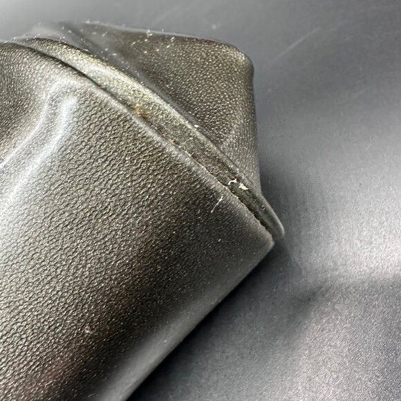 Vintage Handbag Mid Century Shimmery Gray Purse Gold Tone Top Handle Retro - Picture 7 of 12